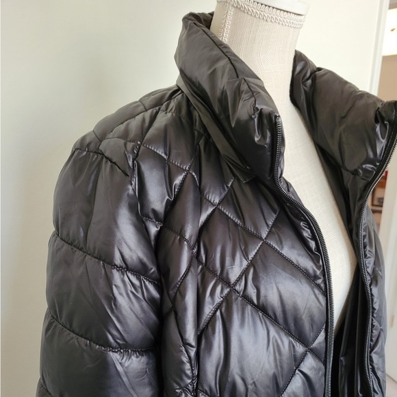 Womens Puffer Coat by Andrew Marc, Black, Size XL - Picture 2 of 8